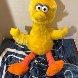 Sesame Street Yellow and Orange Big Bird Plush Toy